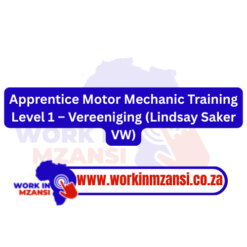 Apprentice Motor Mechanic Training Level 1 – Vereeniging (Lindsay Saker VW)