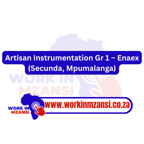 Artisan Instrumentation Gr 1 – Enaex (Secunda, Mpumalanga)