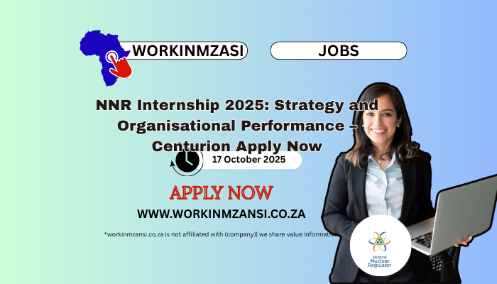 NNR Internship 2025: Strategy and Organisational Performance – Centurion Apply Now
