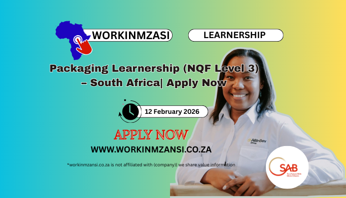 Packaging Learnership (NQF Level 3) – South Africa| Apply Now