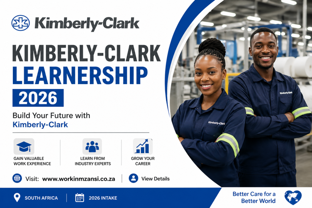 Kimberly-Clark Learnership 2026 – Bryanston (Apply Now)