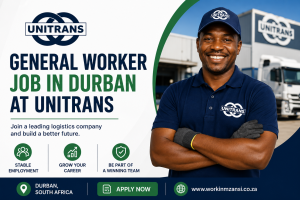 General Worker Job in Durban at Unitrans