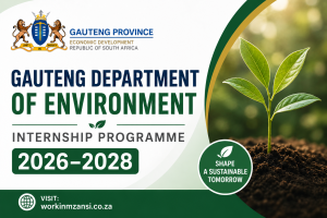 Gauteng Department of Environment Internship
