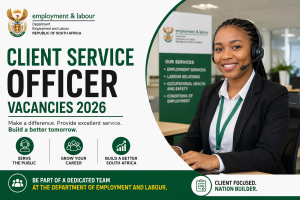Department of Employment and Labour Client Service Officer Vacancies 2026